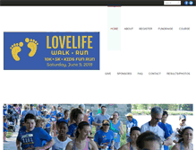Tablet Screenshot of lovelife5k.org